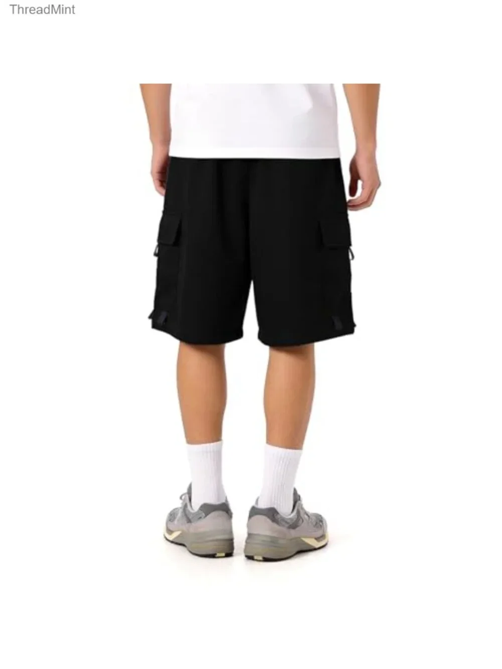 3 Pack Men's Cargo Shorts with Multiple Pockets Drawstring Waist